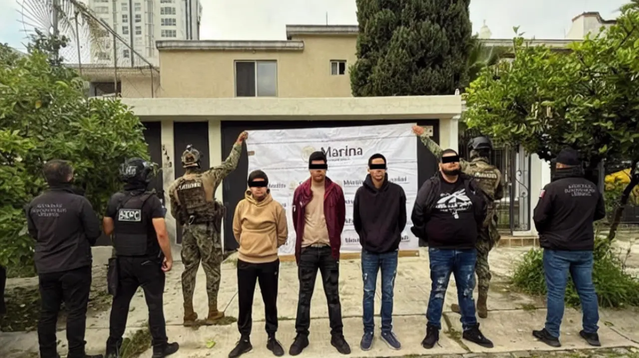 Fuerzas Federales detienen a 6 presuntos integrantes de Los Deltas durante operativos en Zapopan, Jalisco