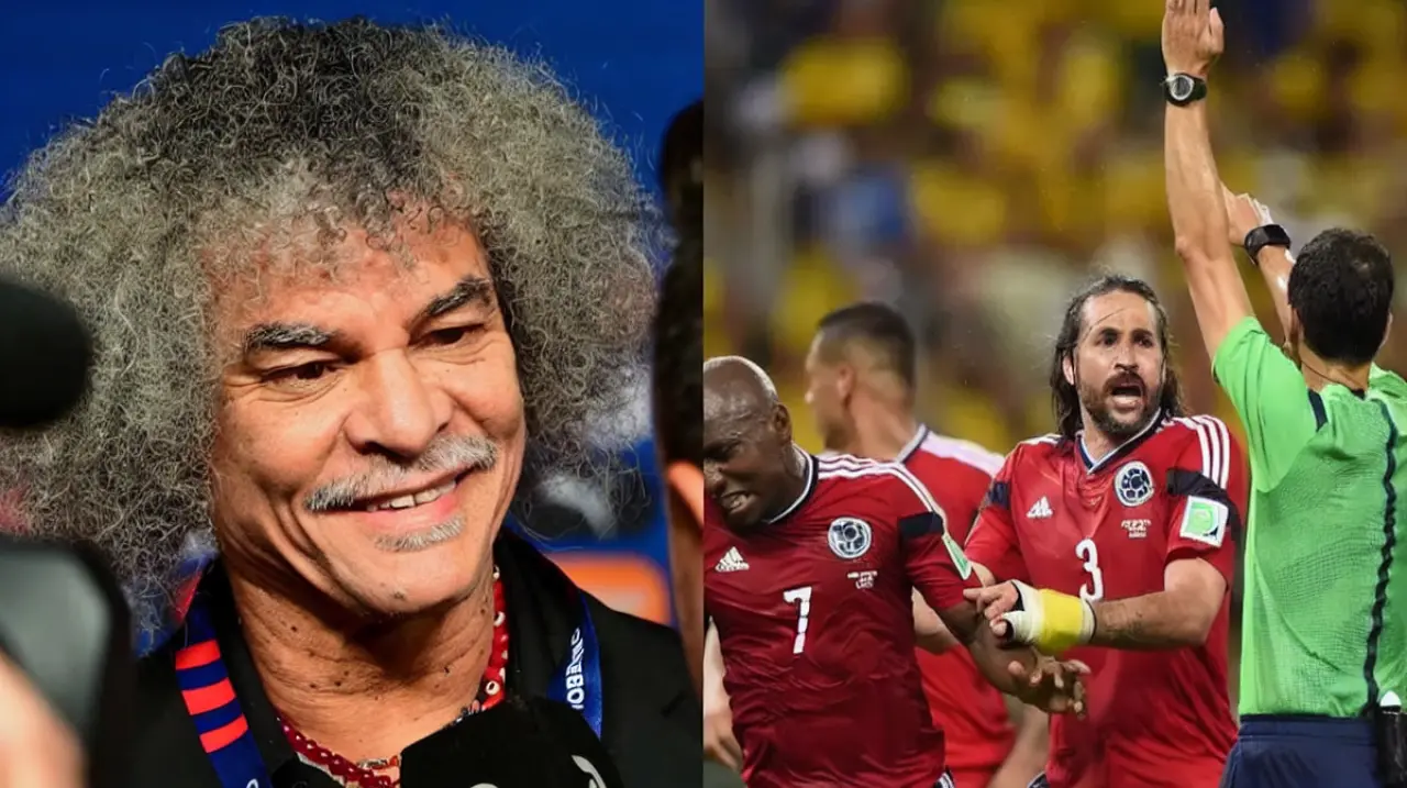 Video| El “Pibe” Valderrama afirmó que a Colombia la robaron en Brasil 2014: “Siempre contra nosotros, denos una, hijue...”