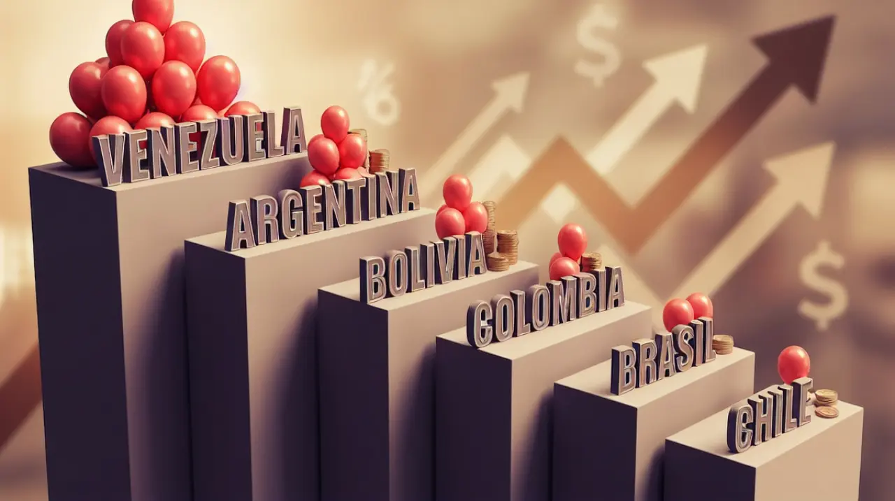 Ranking de inflación en América Latina: qué lugar ocupó la Argentina en el primer semestre del año