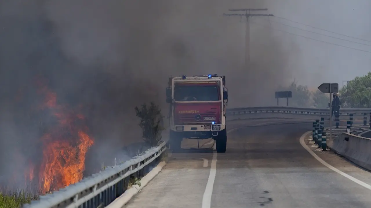 Interrumpida la circulación del AVE entre Madrid y Barcelona por un incendio cercano a las vías