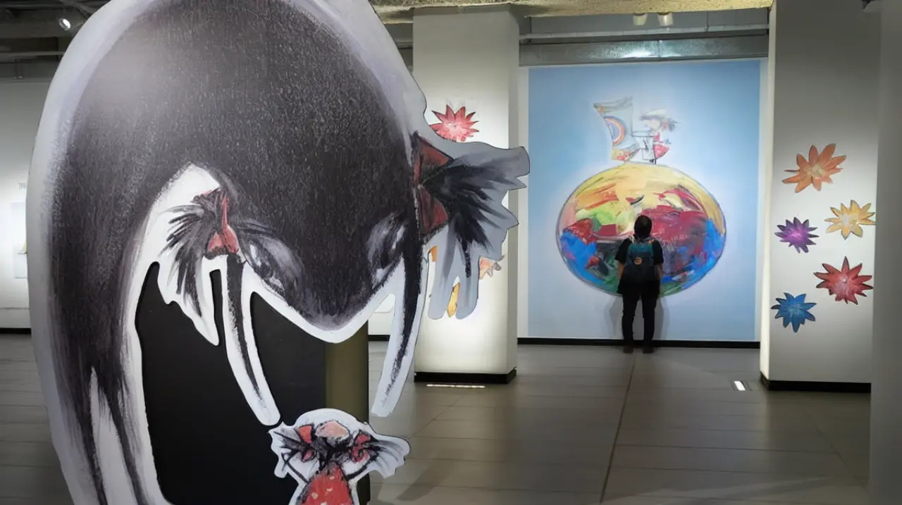 “Monstriña itinerante”: empezó la gira mágica de la misteriosa niña que juega con las sombras