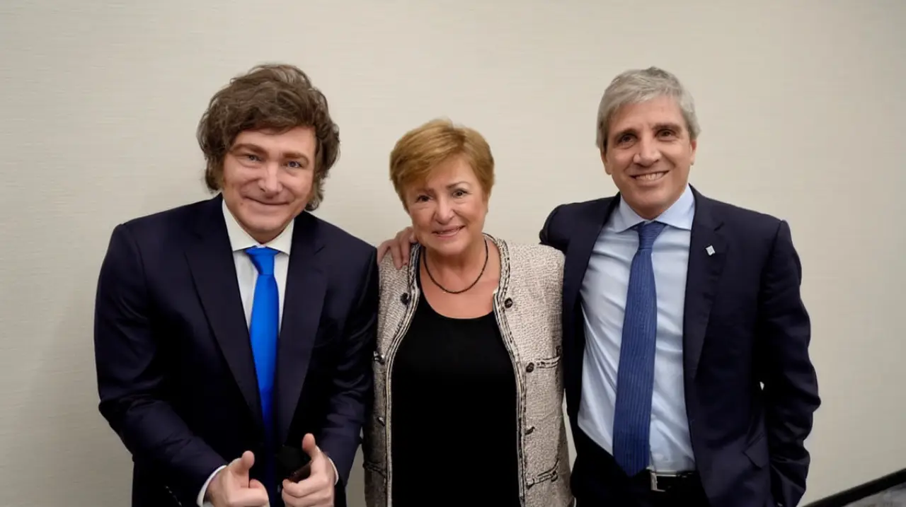Kristalina Georgieva en la Argentina, en vivo: reunión con Milei, Caputo y visita a Vaca Muerta