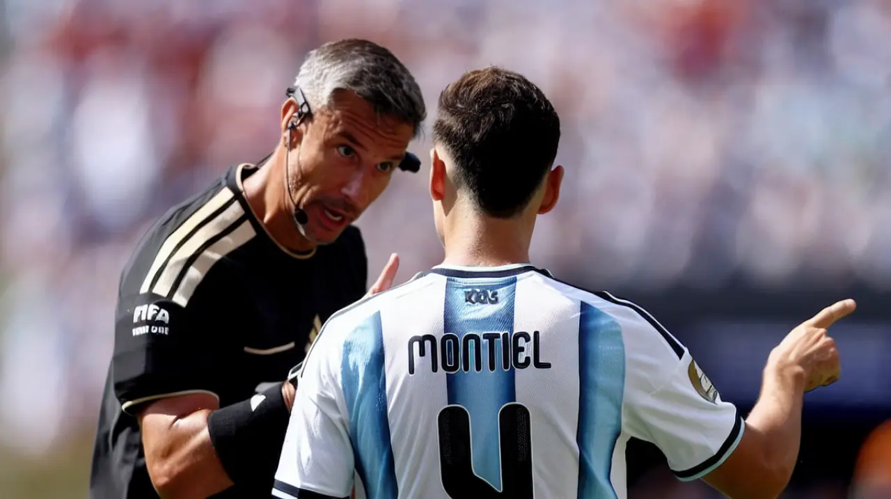 El árbitro que dirigió la final del Mundial entre Argentina y España anunció su retiro del fútbol: el premio que recibió