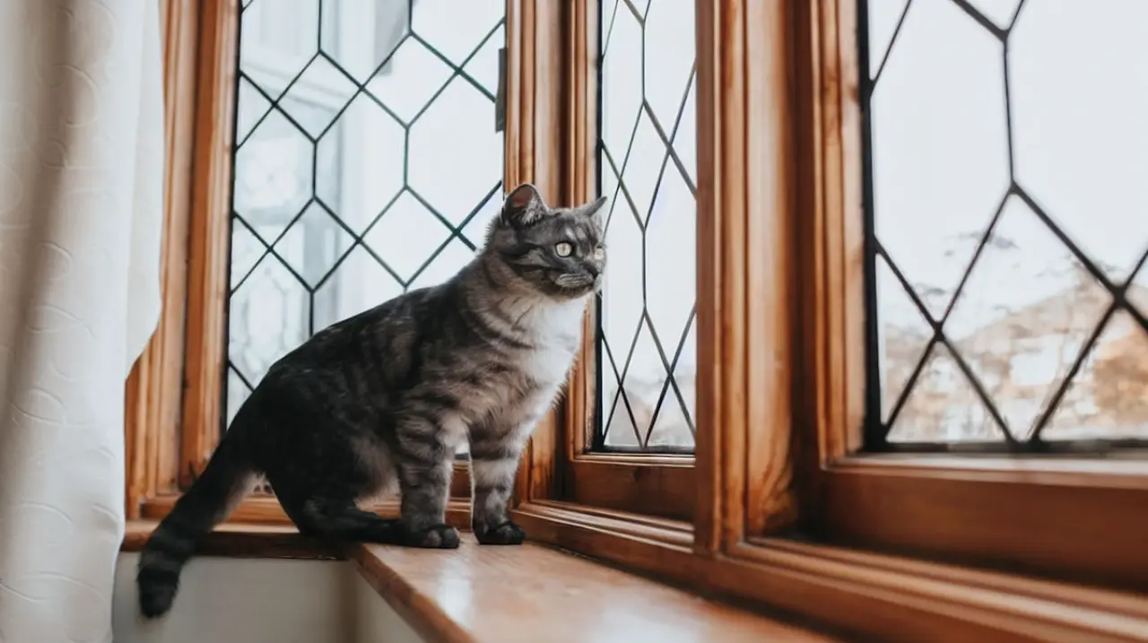 Los veterinarios concuerdan: “Los gatos que observan el exterior desde una ventana enriquecen su estimulación mental”