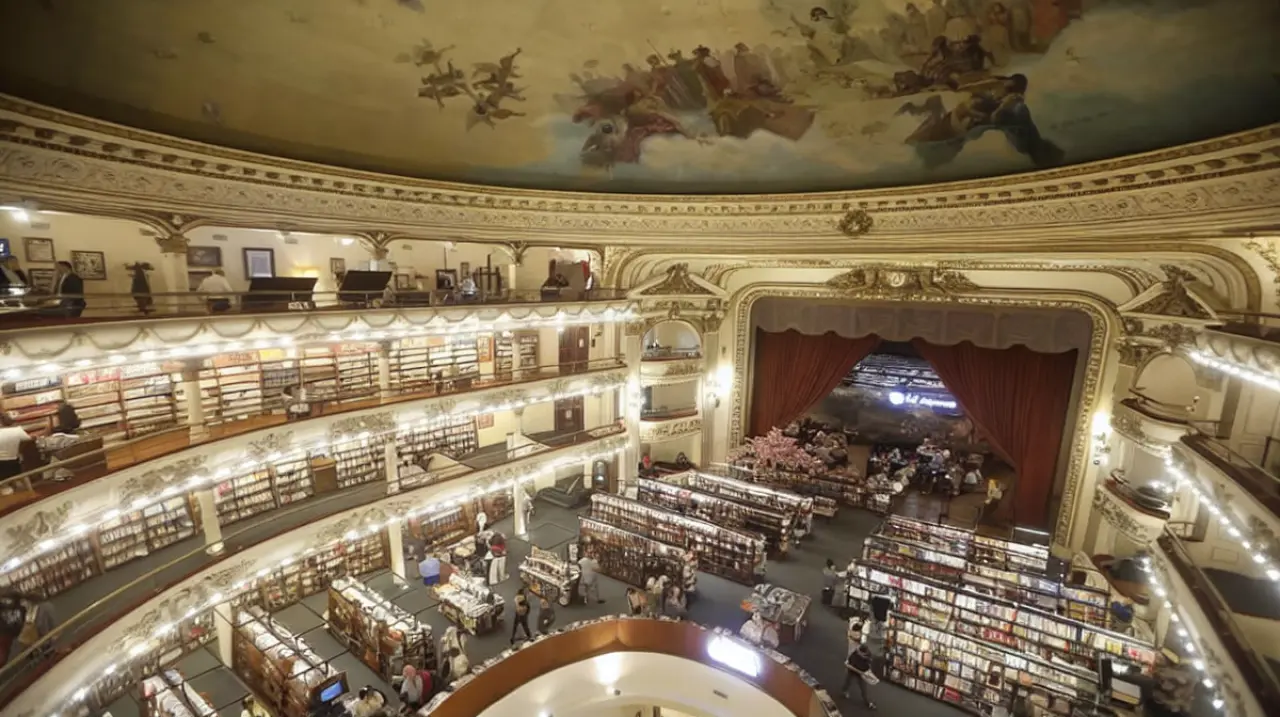 Es la librería más linda del mundo y sumó una experiencia inmersiva con un show holográfico de Gardel ideal para las vacaciones