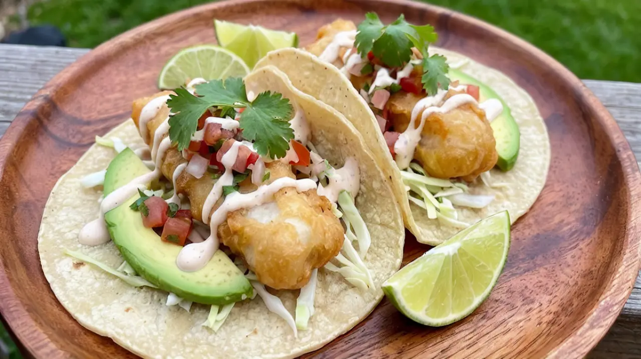 Receta de tacos de pescado y palta, rápida y fácil