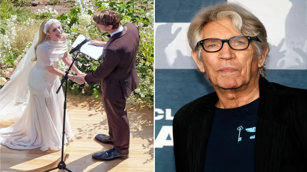 Eric Roberts no asistió a la boda de su hija Emma y volvió a quedar expuesta la distancia familiar