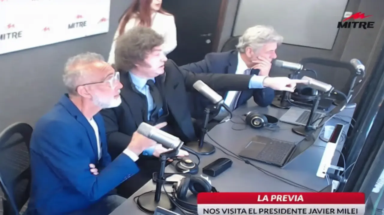 Milei, entre la confrontación externa y las descalificaciones internas