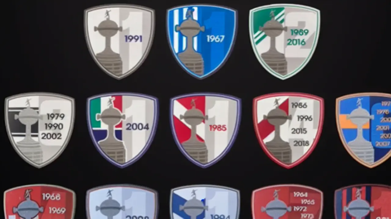 Conmebol estrenó parches personalizados para los campeones de la Libertadores
