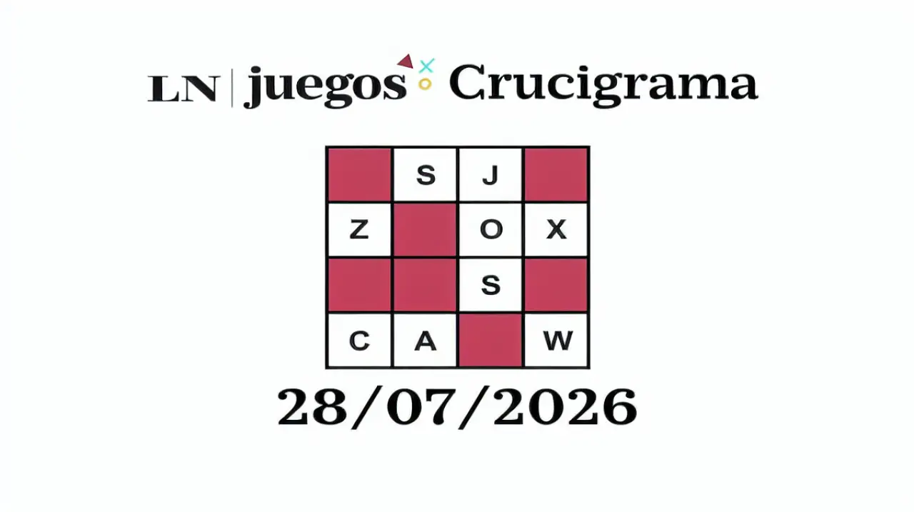 Crucigrama del martes 28 de julio: todas las respuestas del tablero
