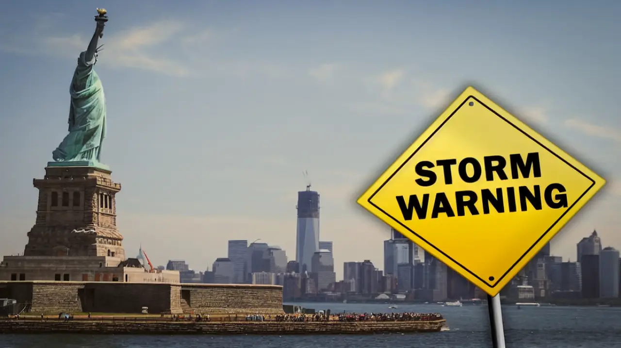 Nueva York bajo alerta por lluvias intensas mientras el sur de EE.UU. sigue con calor extremo