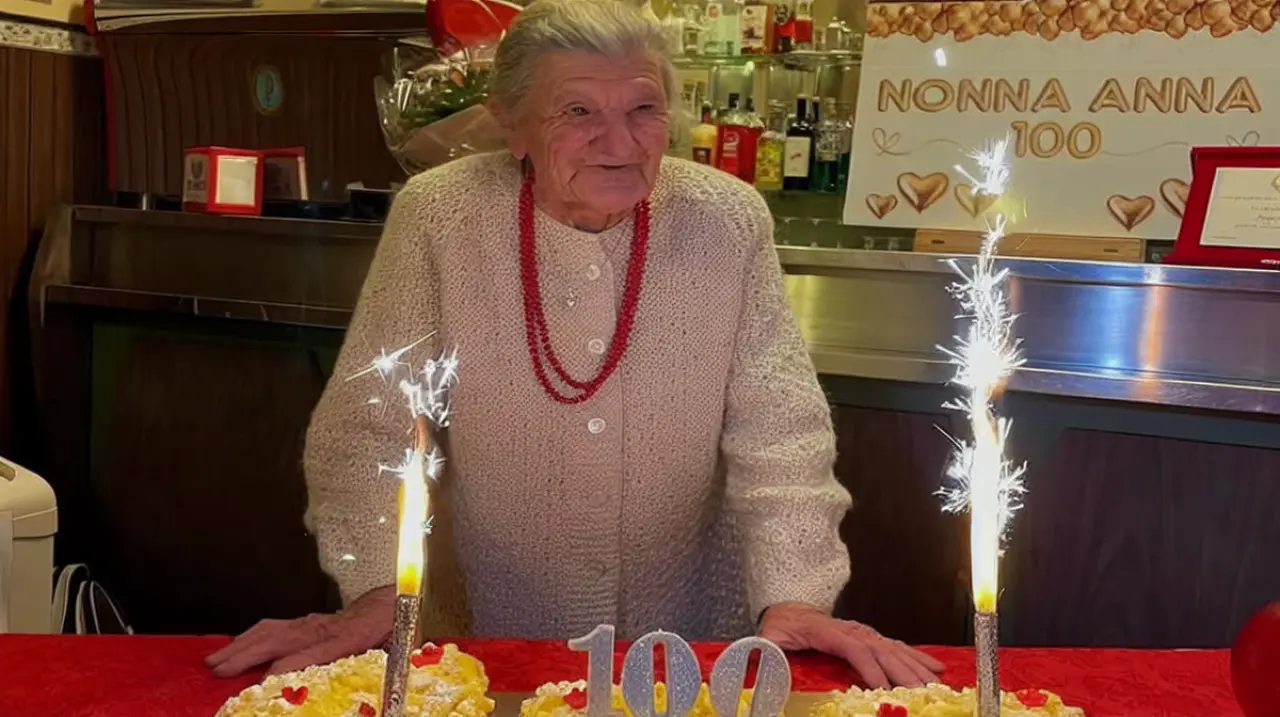 Anna Possi, la barista de 101 años que sigue al frente de su bar en Nebbiuno