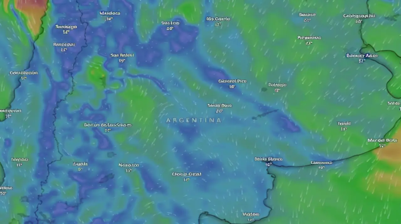 Llega un frente frío con ráfagas y el termómetro bajará antes de las tormentas