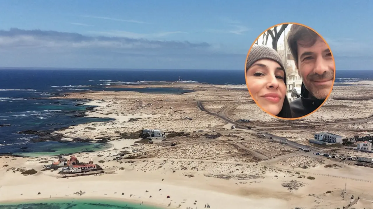 Corralejo, el refugio de Rodolfo Sancho y Xenia Tostado en Fuerteventura entre dunas, mar y playas abiertas