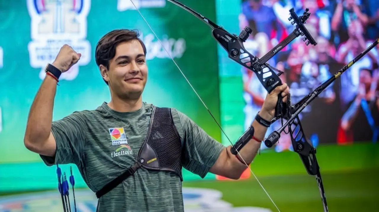 Matías Grande gana el oro en tiro con arco en Santo Domingo 2026