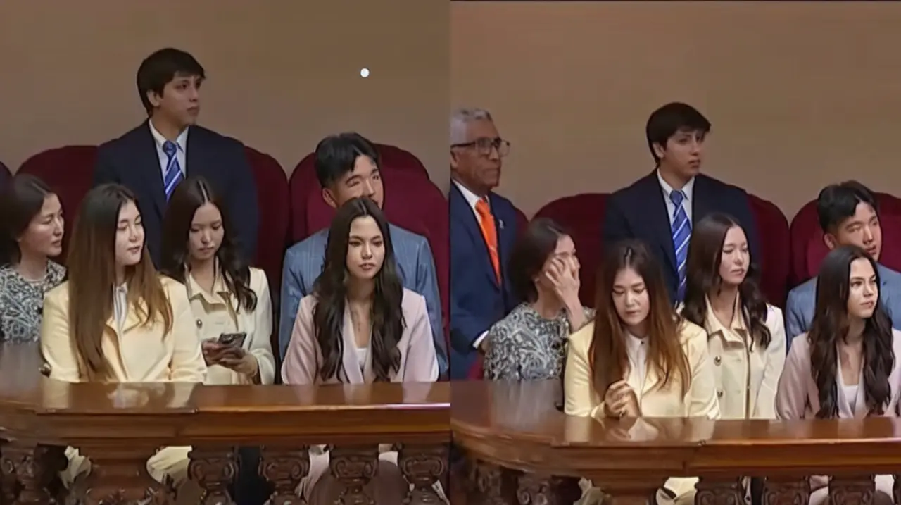 Kyara Villanella apareció junto a Adrián Harboe en la juramentación de Keiko Fujimori