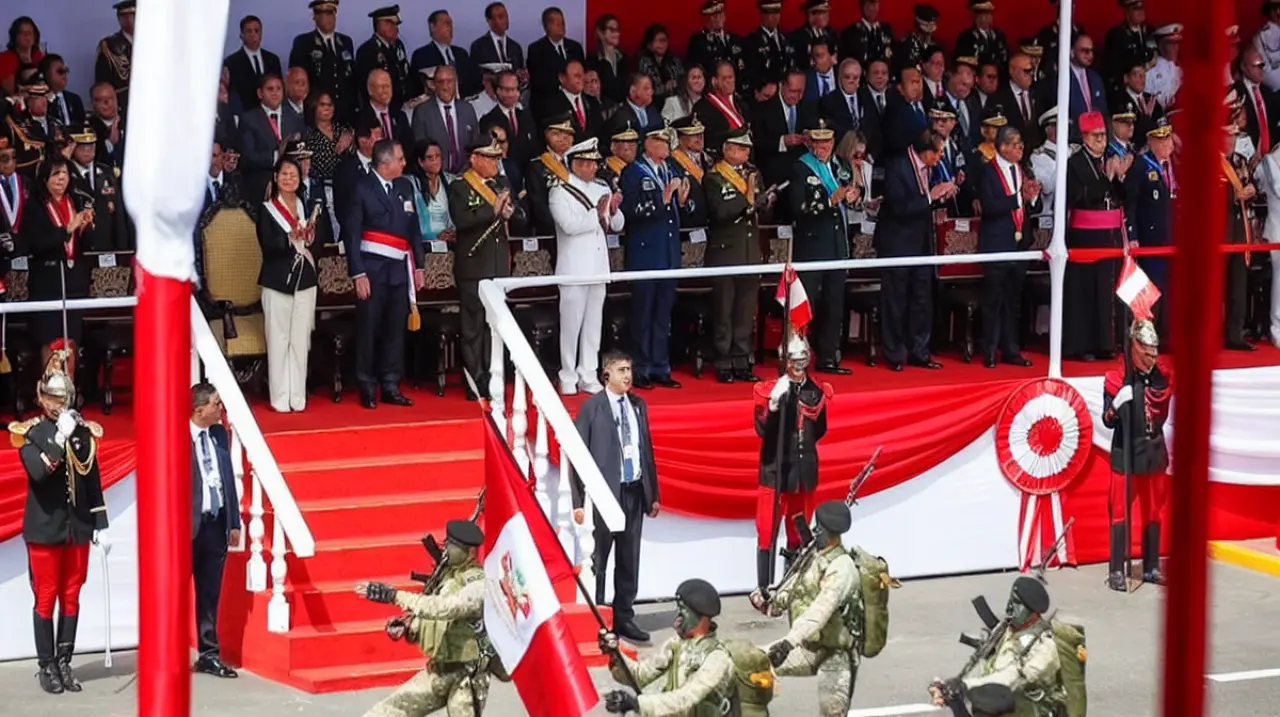 Keiko Fujimori preside por primera vez la Gran Parada Militar por Fiestas Patrias