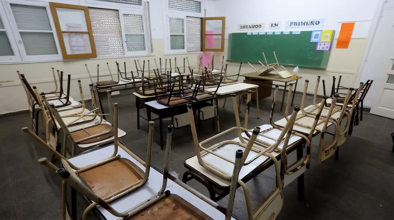 Docentes convocan a un paro nacional para el lunes 3 y el Gobierno analiza medidas