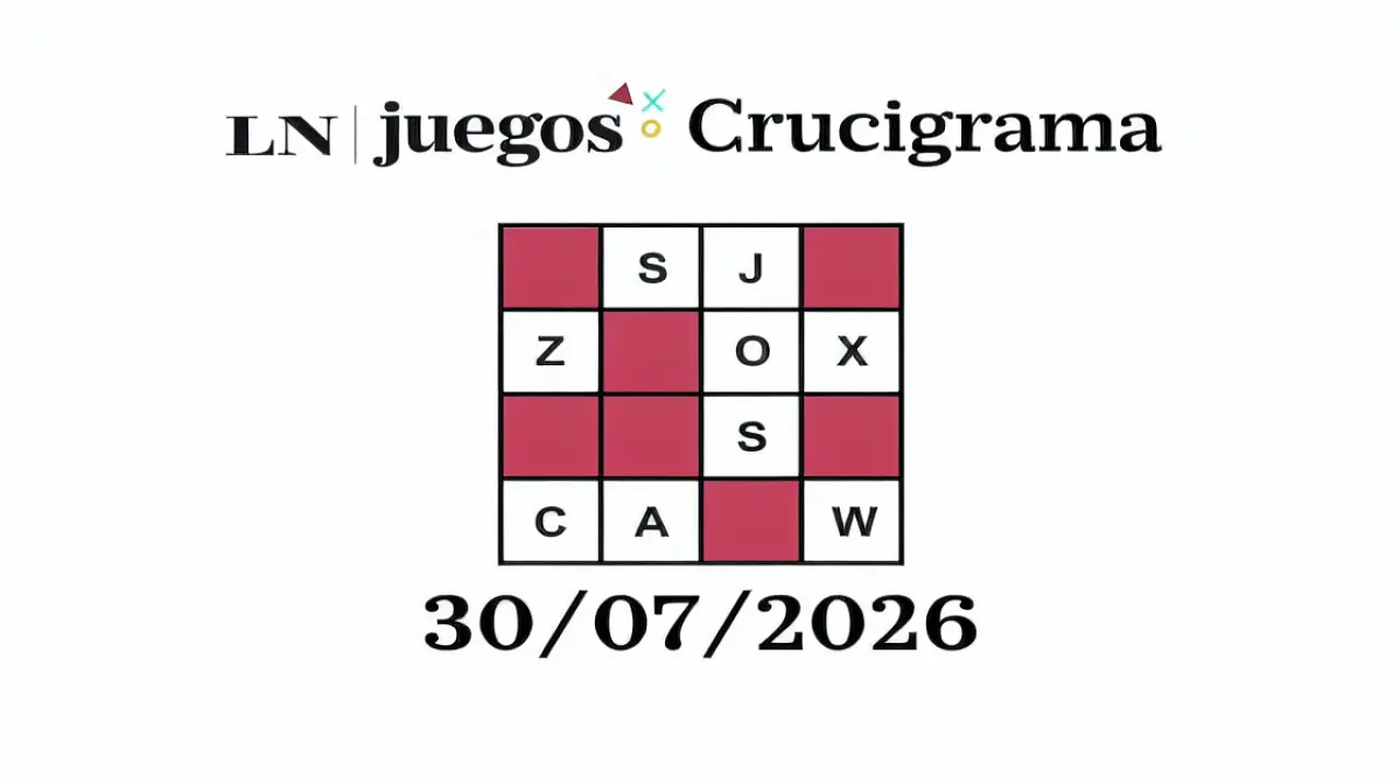 Crucigrama del jueves 30 de julio: todas las respuestas