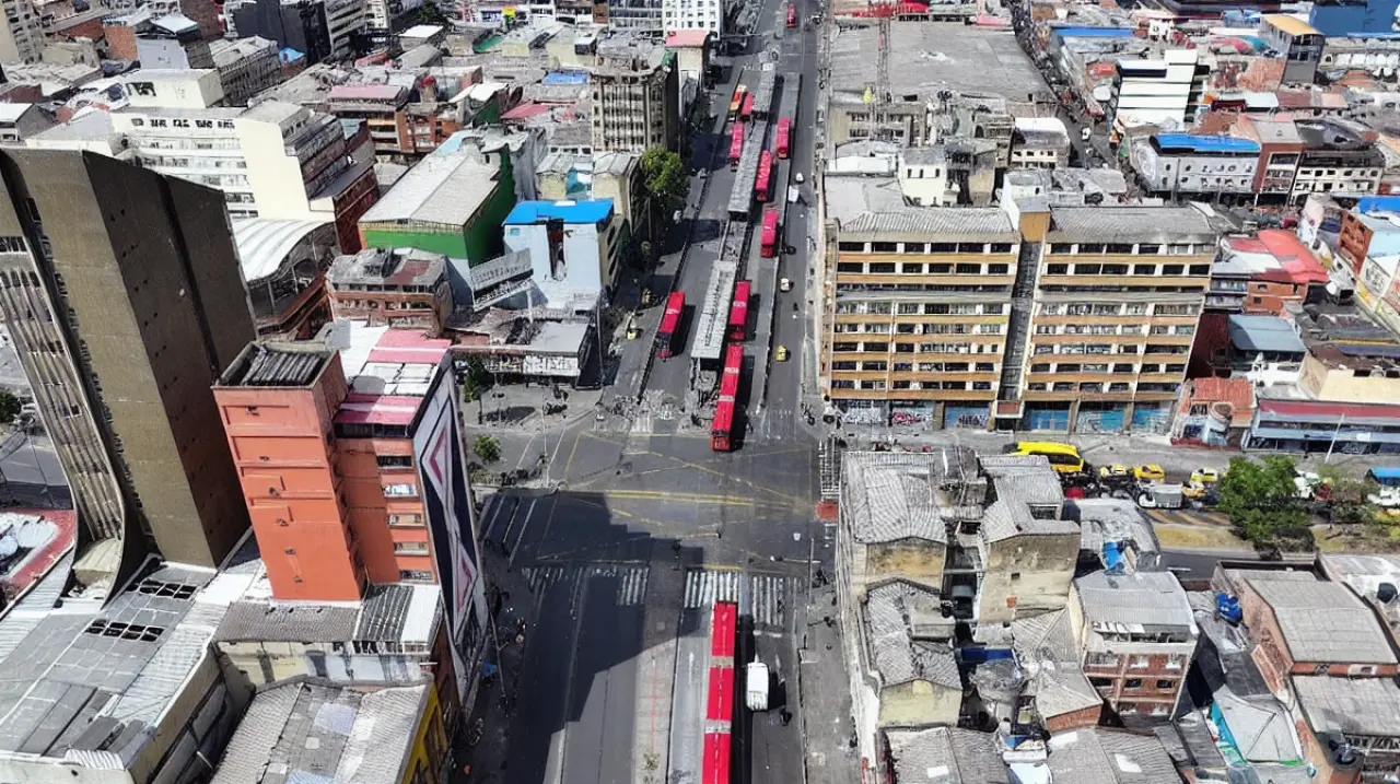 Cierran de noche la Calle 19 con Caracas por obras del Metro de Bogotá