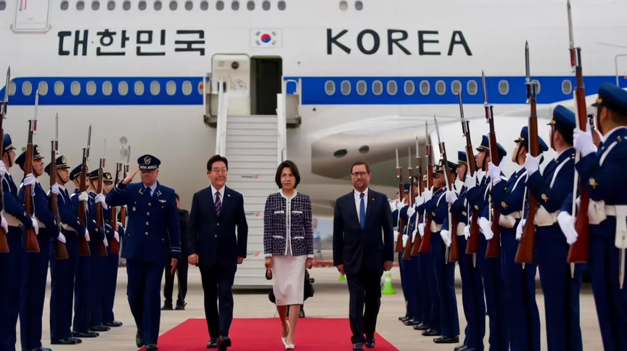 Lee Jae-myung llega a Santiago para reunirse con Kast y empujar la modernización del TLC