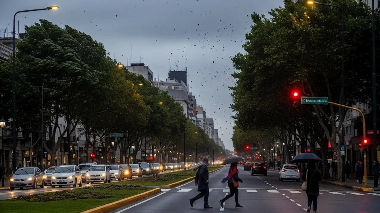 Tormentas en el AMBA y un marcado descenso térmico desde el domingo