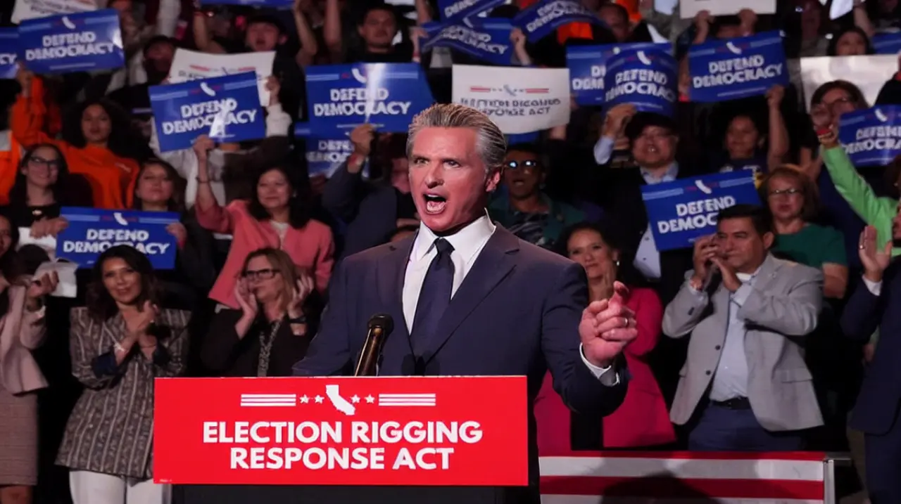 Agentes federales cuestionaron un operativo cerca de un acto de Newsom y hablaron de una maniobra política