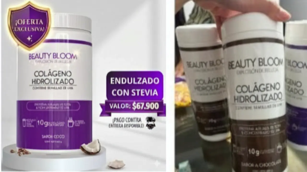 Invima alerta por colágeno Beauty Bloom sin autorización sanitaria