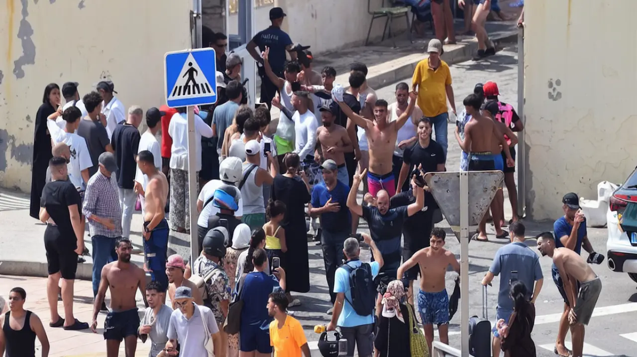 Medios marroquíes atribuyen a las redes la movilización de jóvenes hacia Ceuta