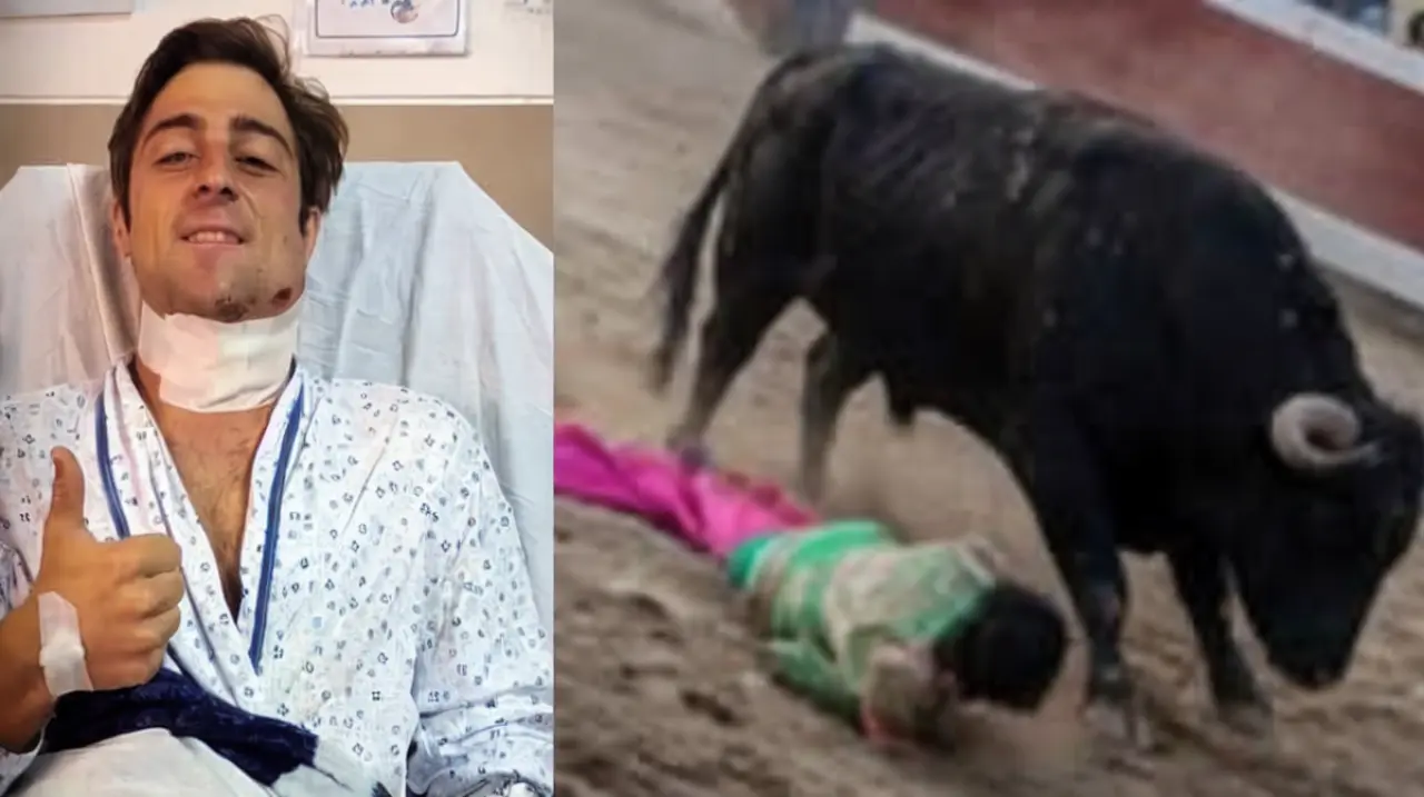 Torero español sufre cornada en el cuello durante corrida en Áncash y permanece estable