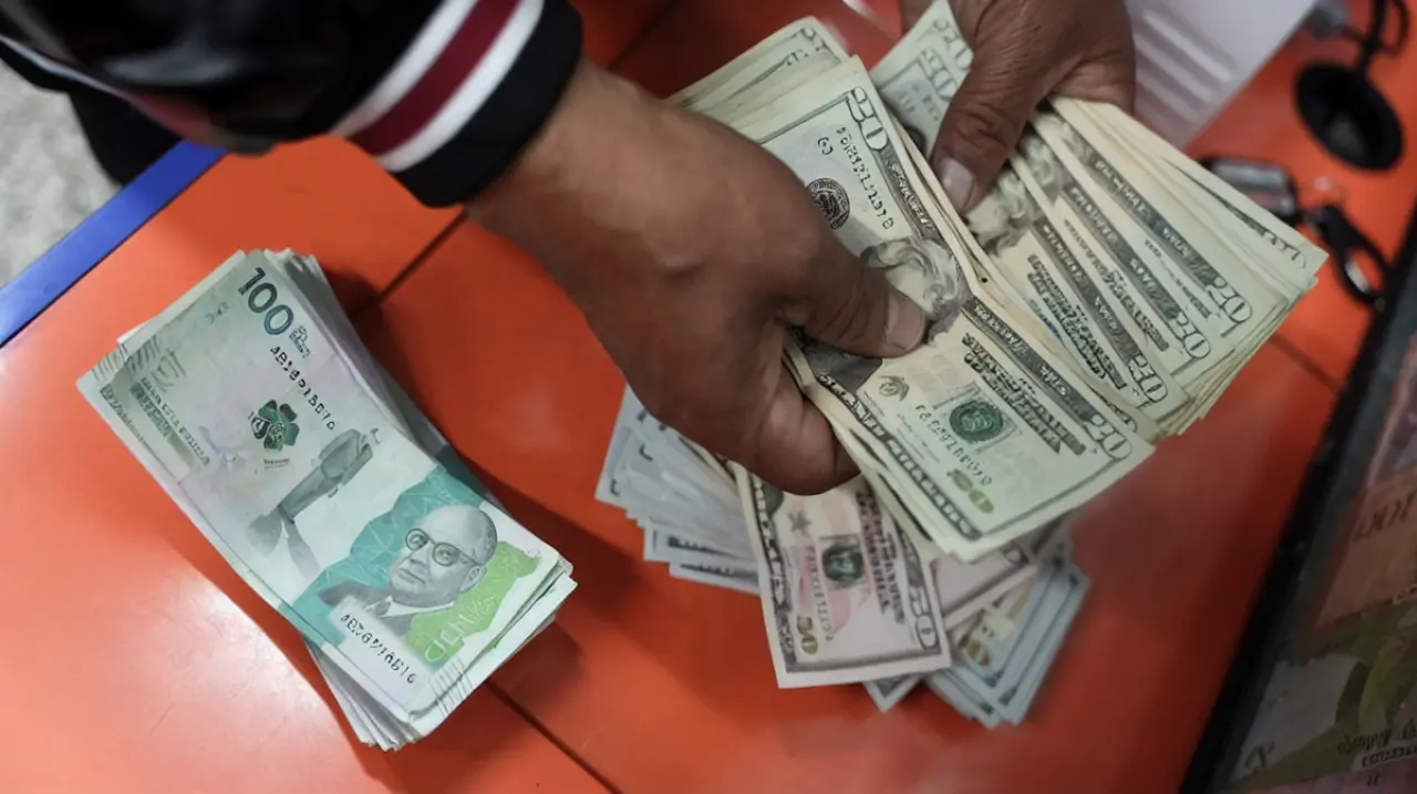 El dólar cerró a la baja en Colombia y se negoció por debajo de la TRM