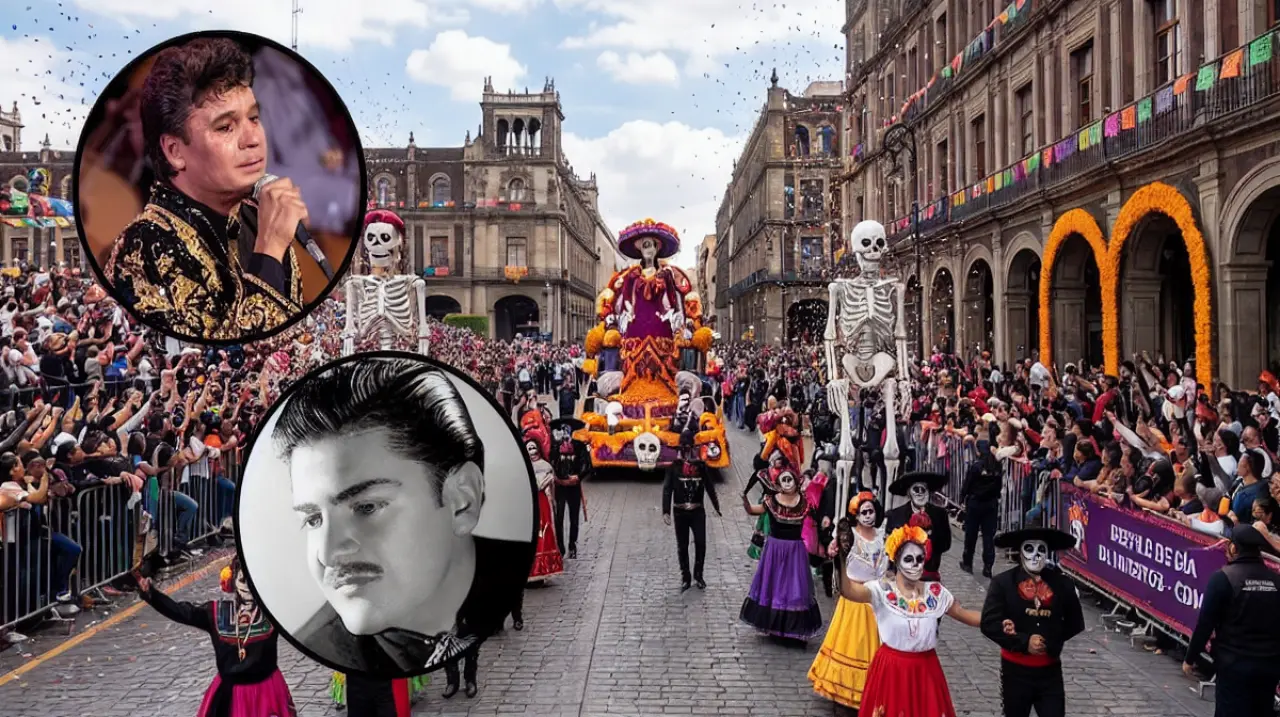 Juan Gabriel y José Alfredo Jiménez tendrán homenaje en el Desfile de Día de Muertos 2026 en CDMX