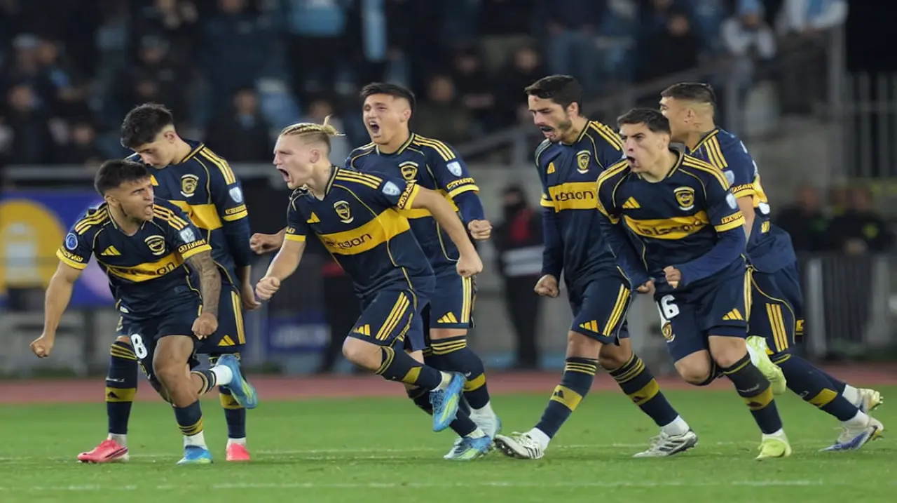 Boca sufrió en Chile, cayó en los 90 y avanzó por penales a octavos