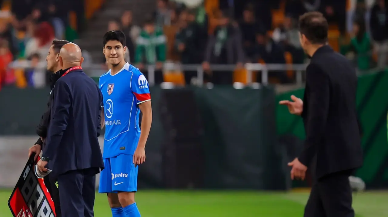 Obed Vargas podría salir del Atlético de Madrid para ganar minutos