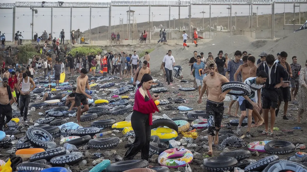 Hallan tres cuerpos más de migrantes en Ceuta tras una nueva madrugada de rescates