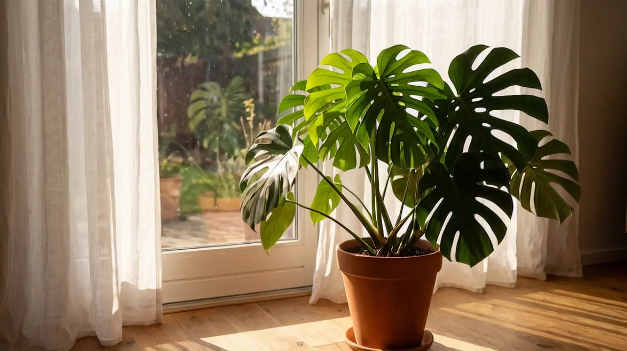 Cómo cuidar una monstera para que crezca sana y con hojas grandes