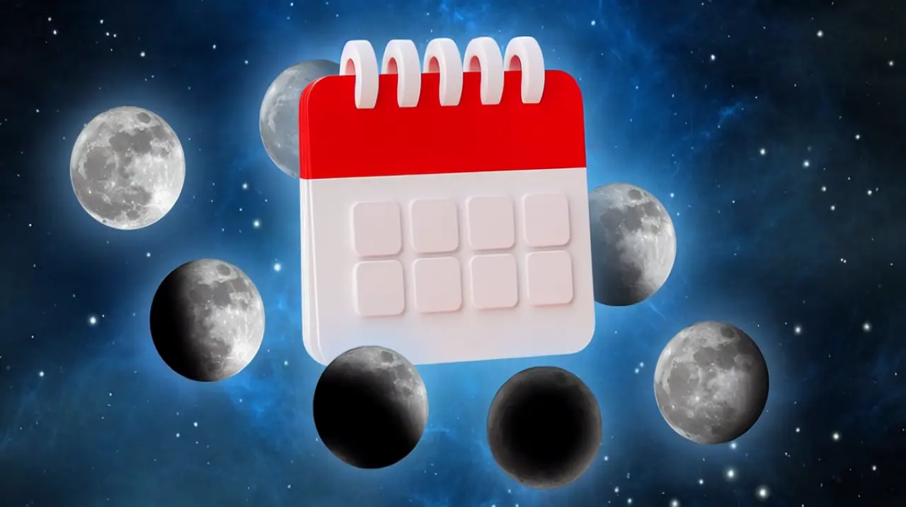 Fases de la luna del 31 de julio al 12 de agosto: cuarto menguante y luna nueva