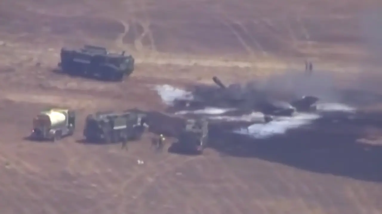 Un F-35B se estrelló en una base militar de California y provocó un incendio