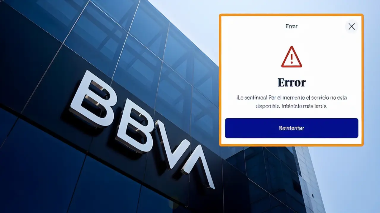 Fallas en la app de BBVA afectan a usuarios en todo México en pleno día de quincena