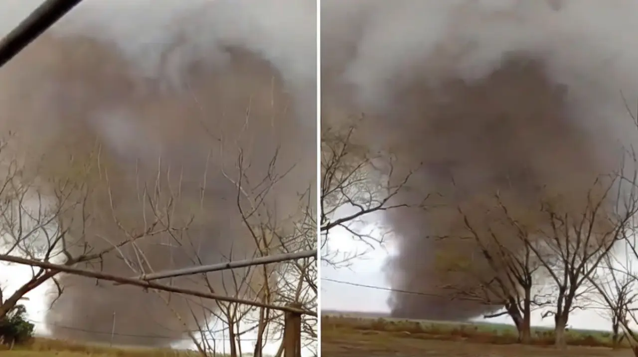 Un tornado avanzó sobre el interior de Santa Fe y dejó daños en zonas rurales