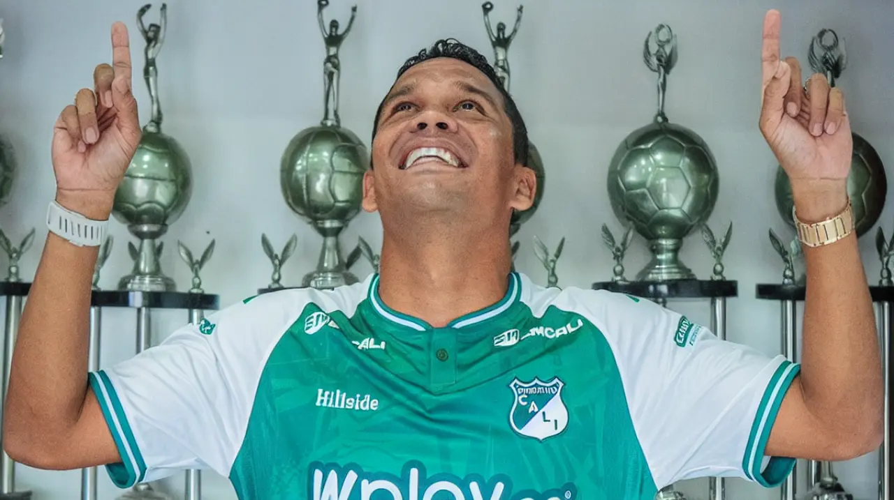 Deportivo Cali presentó a Carlos Bacca como su refuerzo estelar para la Liga BetPlay