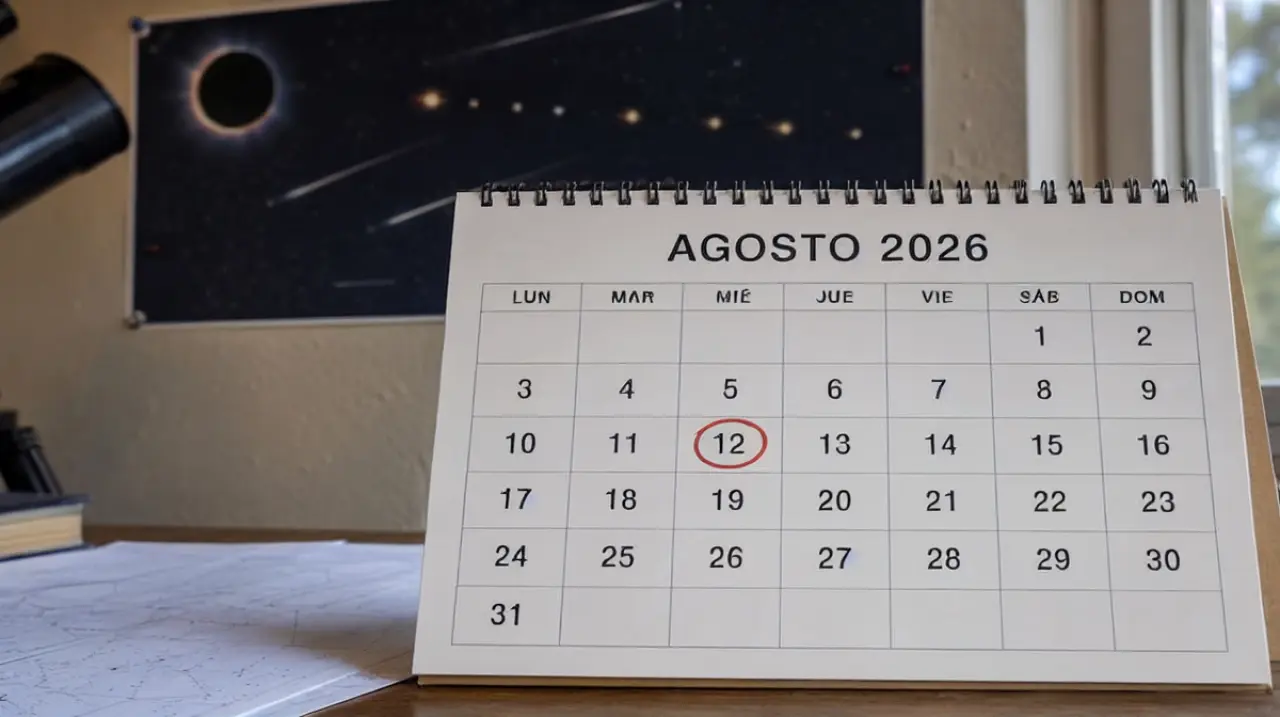 Agosto 2026 llega con desfile planetario, eclipse solar parcial y Perseidas en EE.UU
