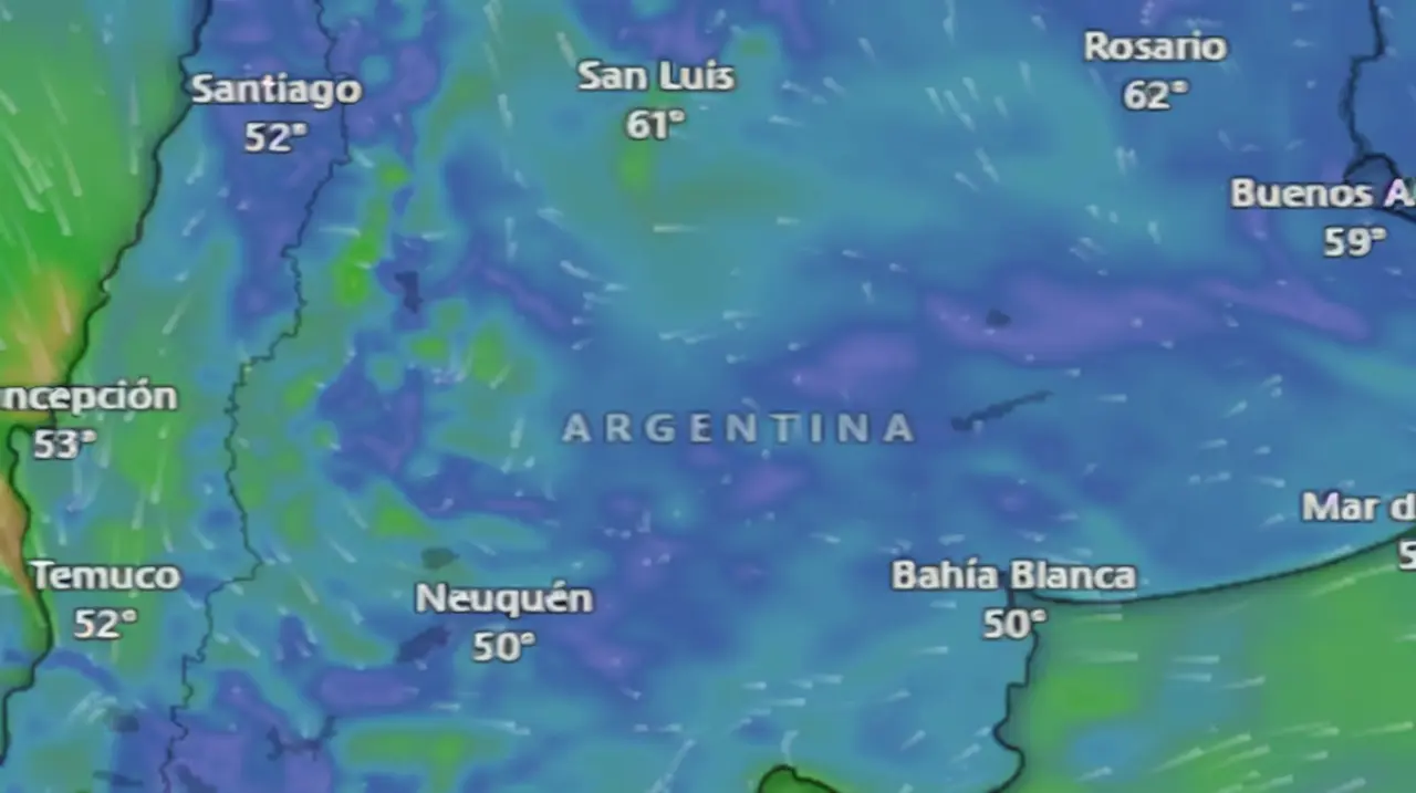 Alerta roja, naranja y amarilla por frío, tormentas y viento en varias provincias este sábado