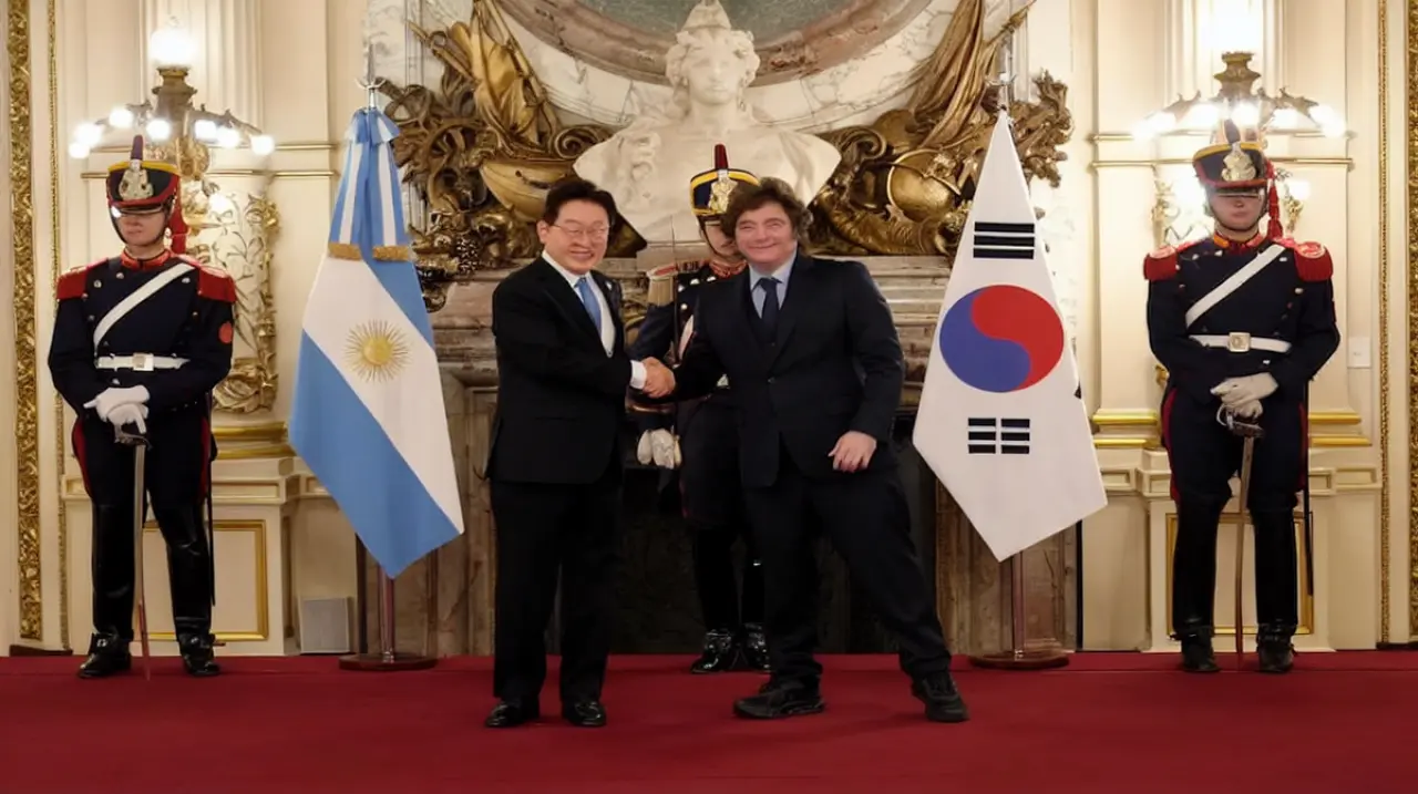 Milei recibió al presidente de Corea del Sur y avanzan gestiones comerciales con foco en energía y minerales