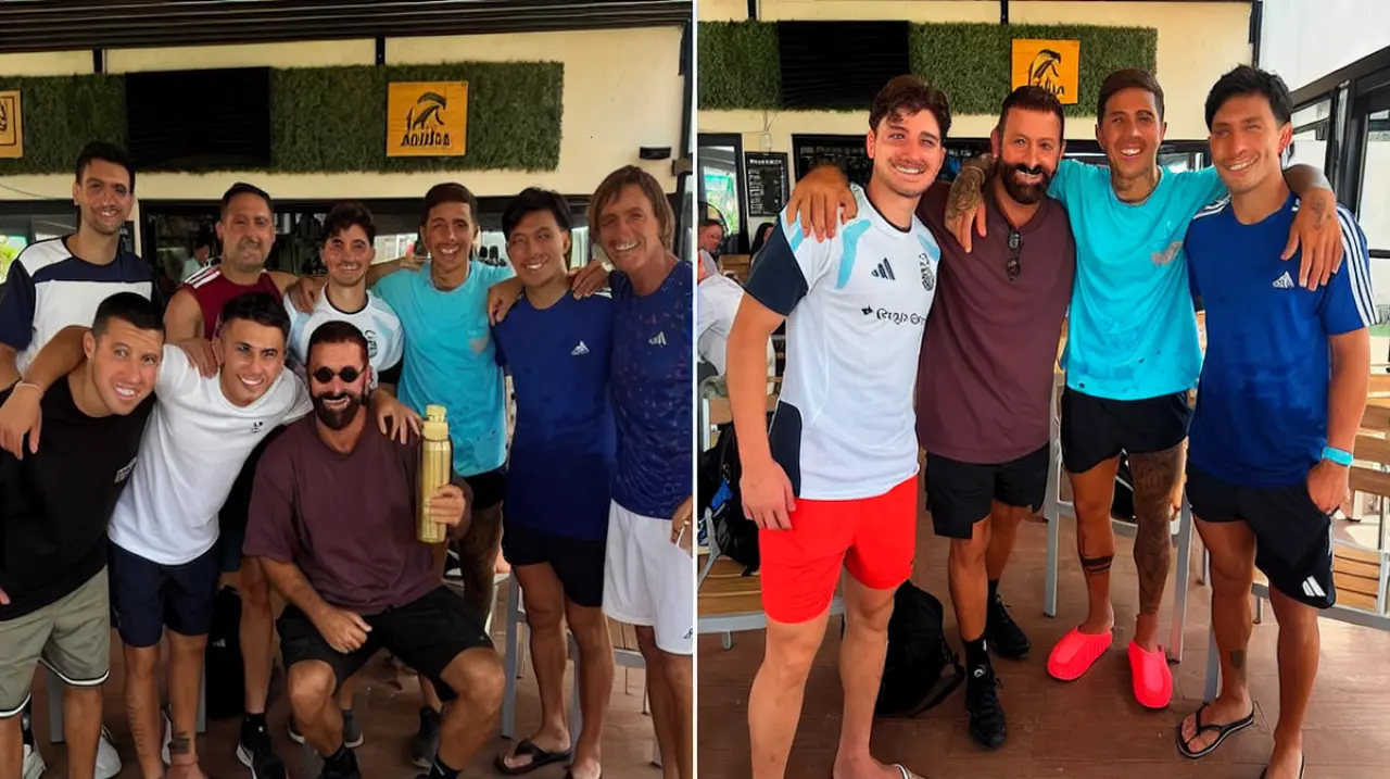 Ibiza reunió a cuatro figuras de la Selección en plena pausa del fútbol europeo