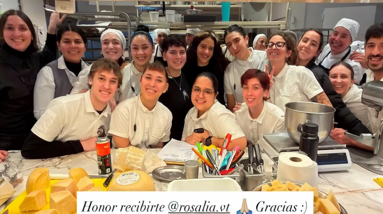 Rosalía recorrió Palermo y visitó un restaurante porteño antes de su primer show en Buenos Aires