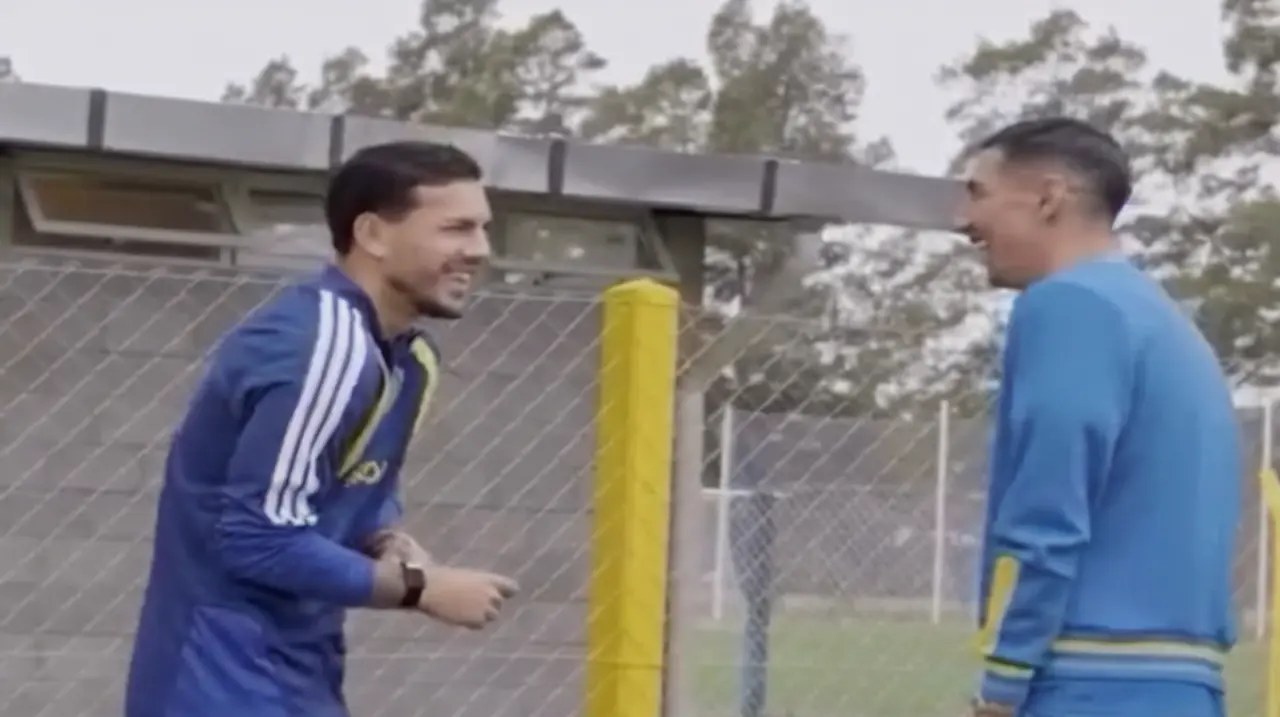 Paredes y Di María se reencontraron en Rosario entre mates, risas y promesas de futuro