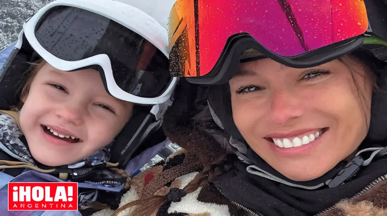 Pampita disfrutó la nieve en Villa La Angostura con sus hijos y celebró el cumpleaños de Anita