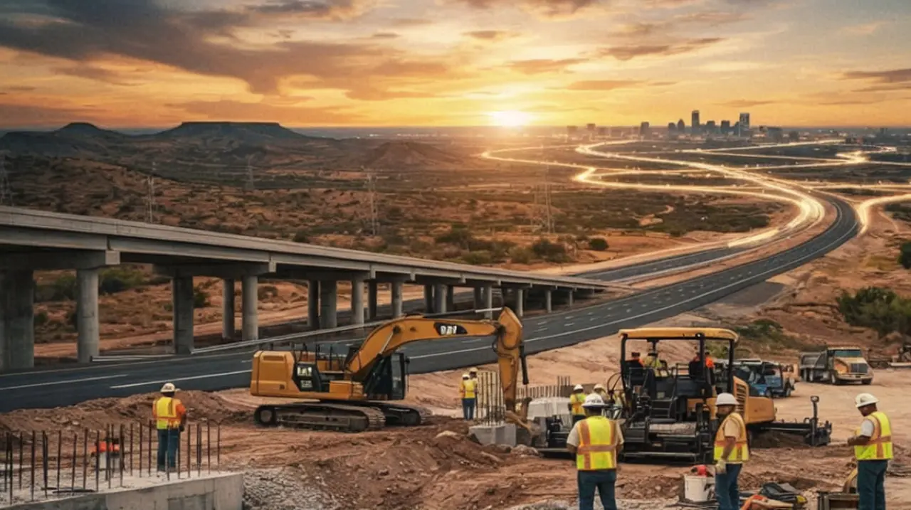 Texas acelera una ola de obras viales con proyectos millonarios y cierres prolongados