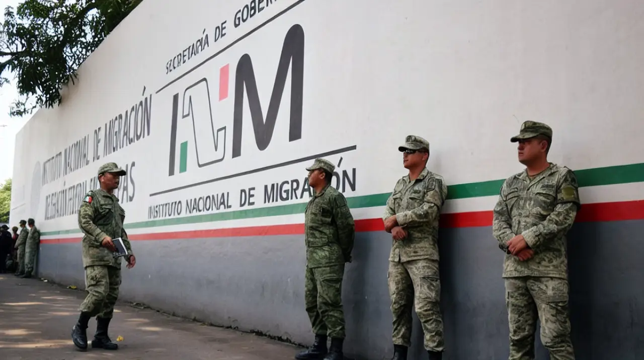 Motín de migrantes cubanos en la estación Siglo XXI de Tapachula termina bajo control